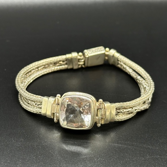 Sarda Quartz Byzantine Bracelet & Earrings Set - Picture 1 of 8